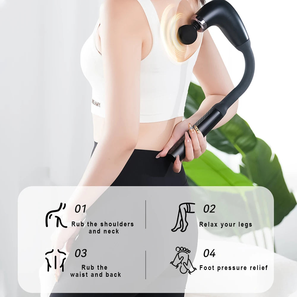 Long-Handle Massage Gun